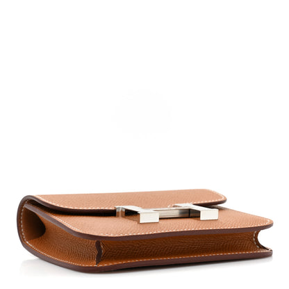 Hermes Epsom Constance Slim Wallet Gold 5 of 11