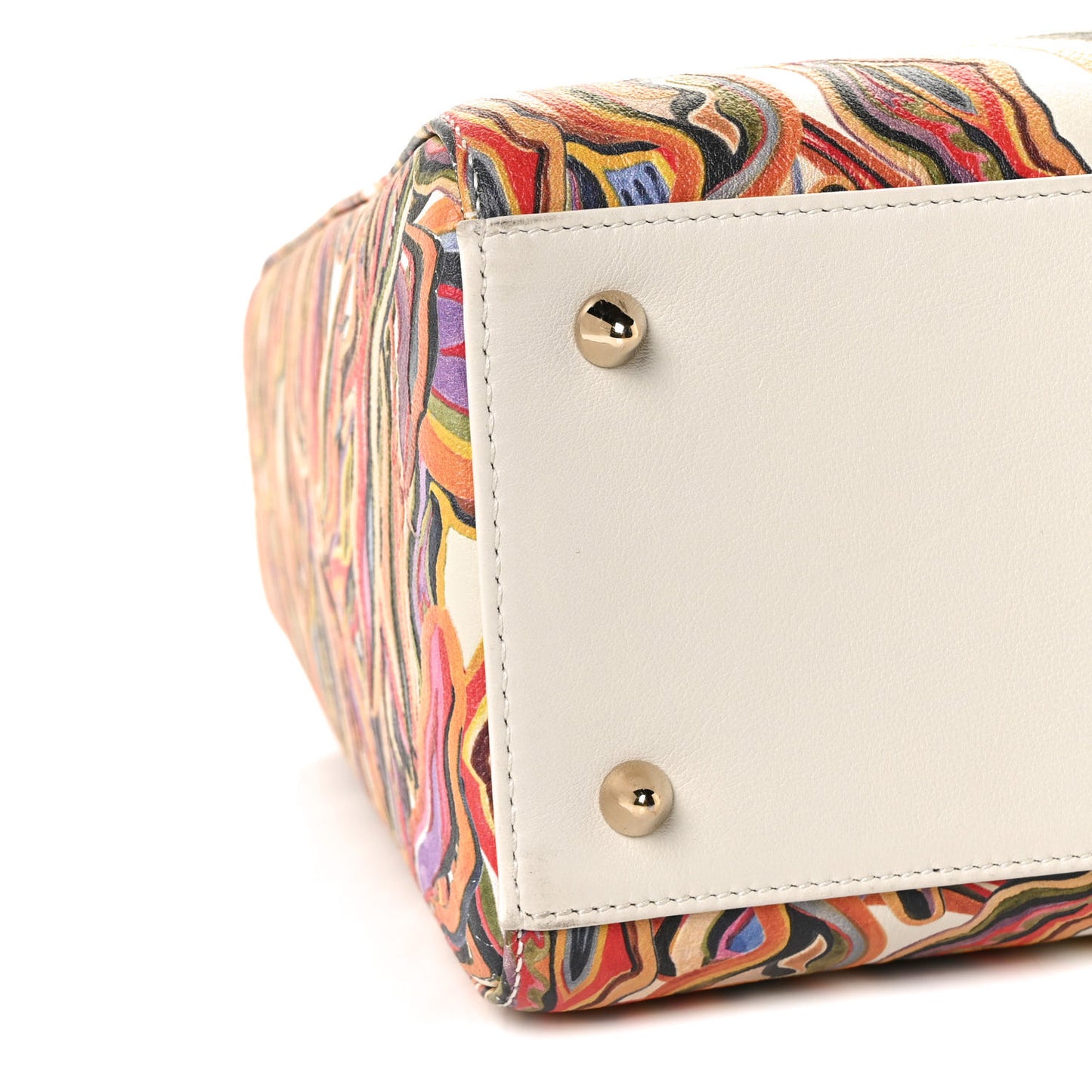Deerskin Heart Printed Medium Lady Dior Multicolor
