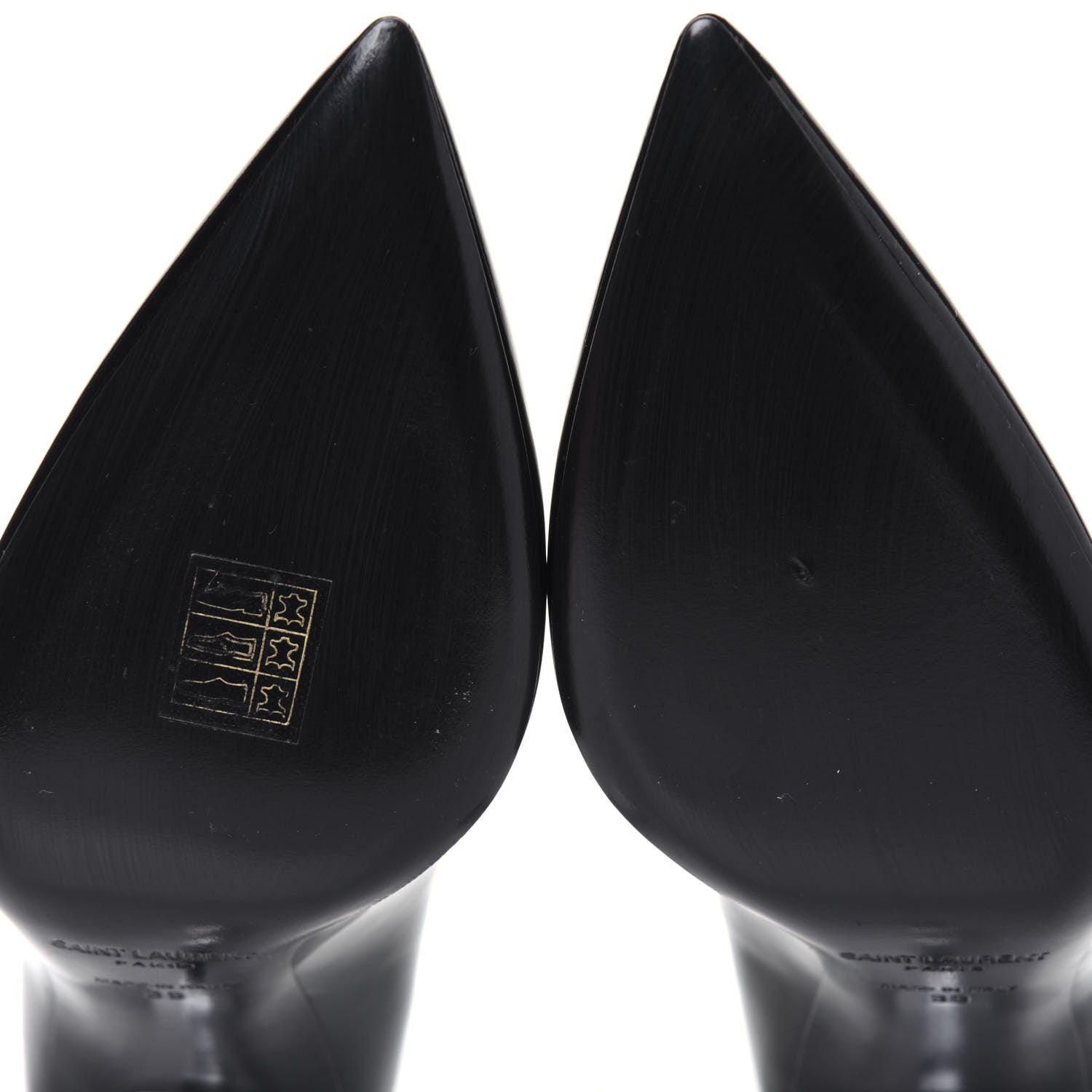 Saint Laurent Patent Opyum 85 Pumps 39 Black 9 of 10