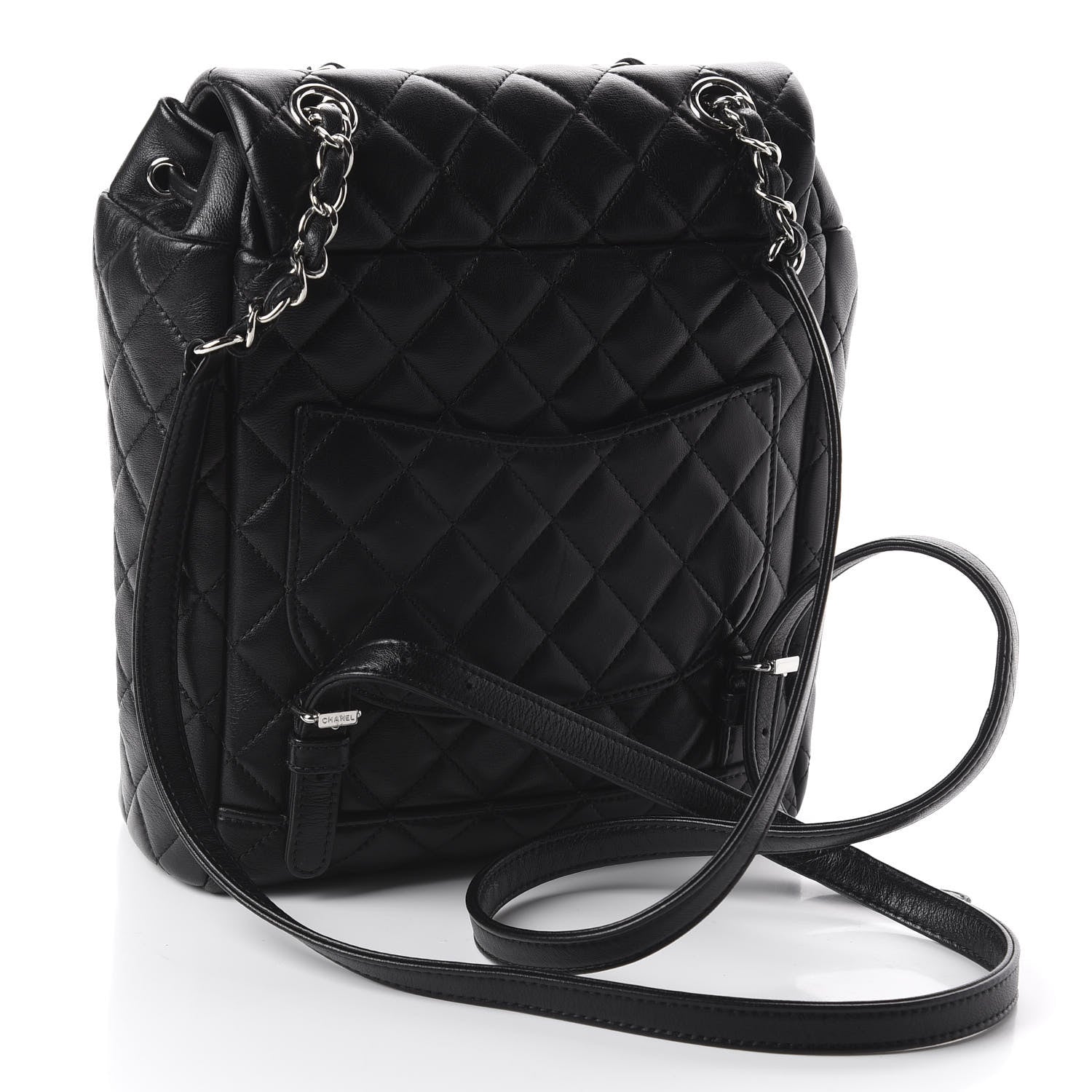 Chanel Lambskin Quilted Small Urban Spirit Backpack Black 2 of 9