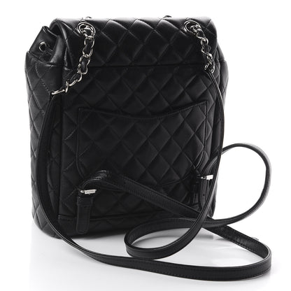 Chanel Lambskin Quilted Small Urban Spirit Backpack Black 2 of 9