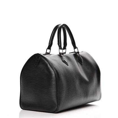 Louis Vuitton Epi Speedy 30 Black 3 of 13