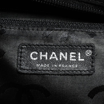 Chanel Calfskin Quilted Small Cambon Tote Beige Black 8 of 9