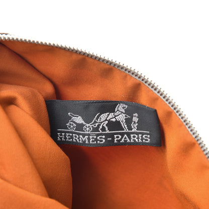 Hermes Toile Equator Trousse PM Grey 6 of 7