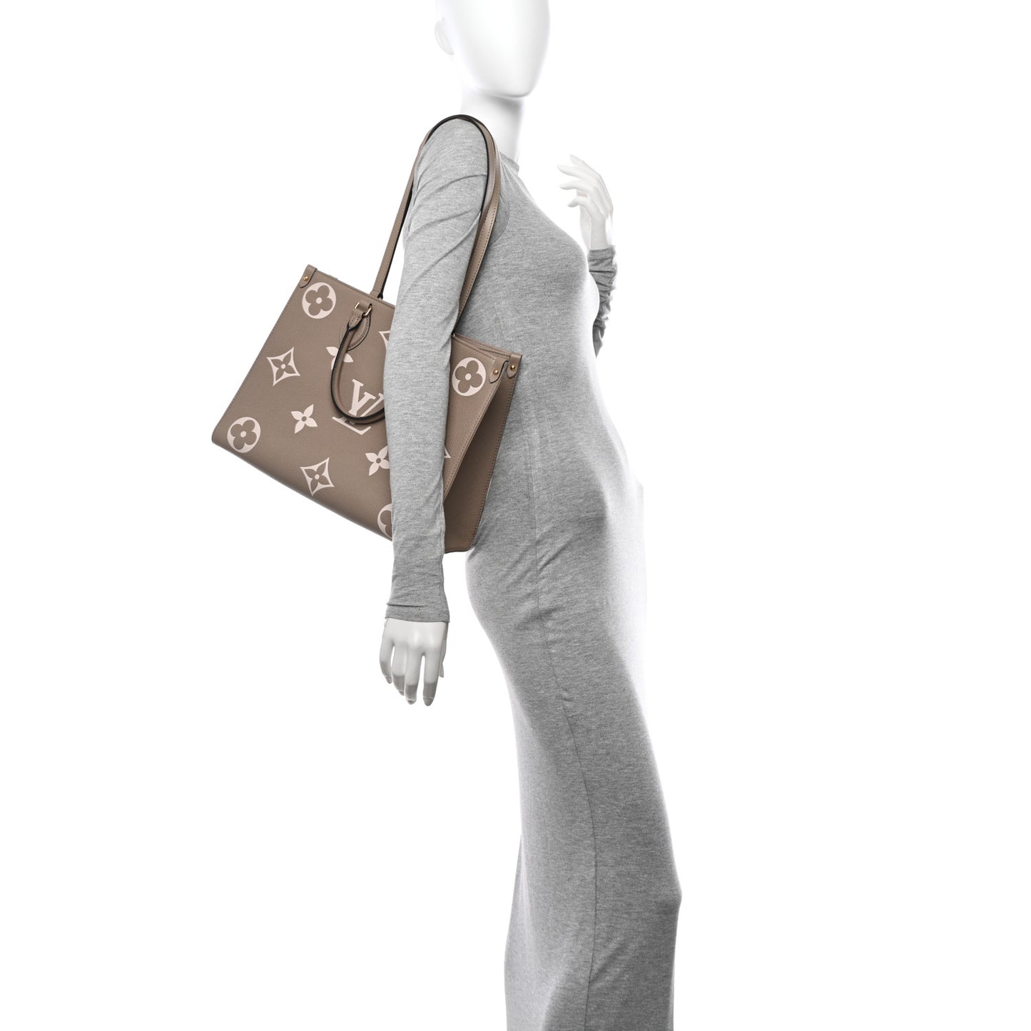 Empreinte Monogram Giant Onthego MM Tourterelle Creme