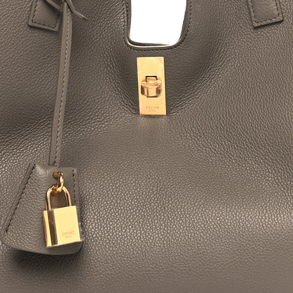 Celine Supple Grained Calfskin Cabas 16 Bag Pebble 7 of 9