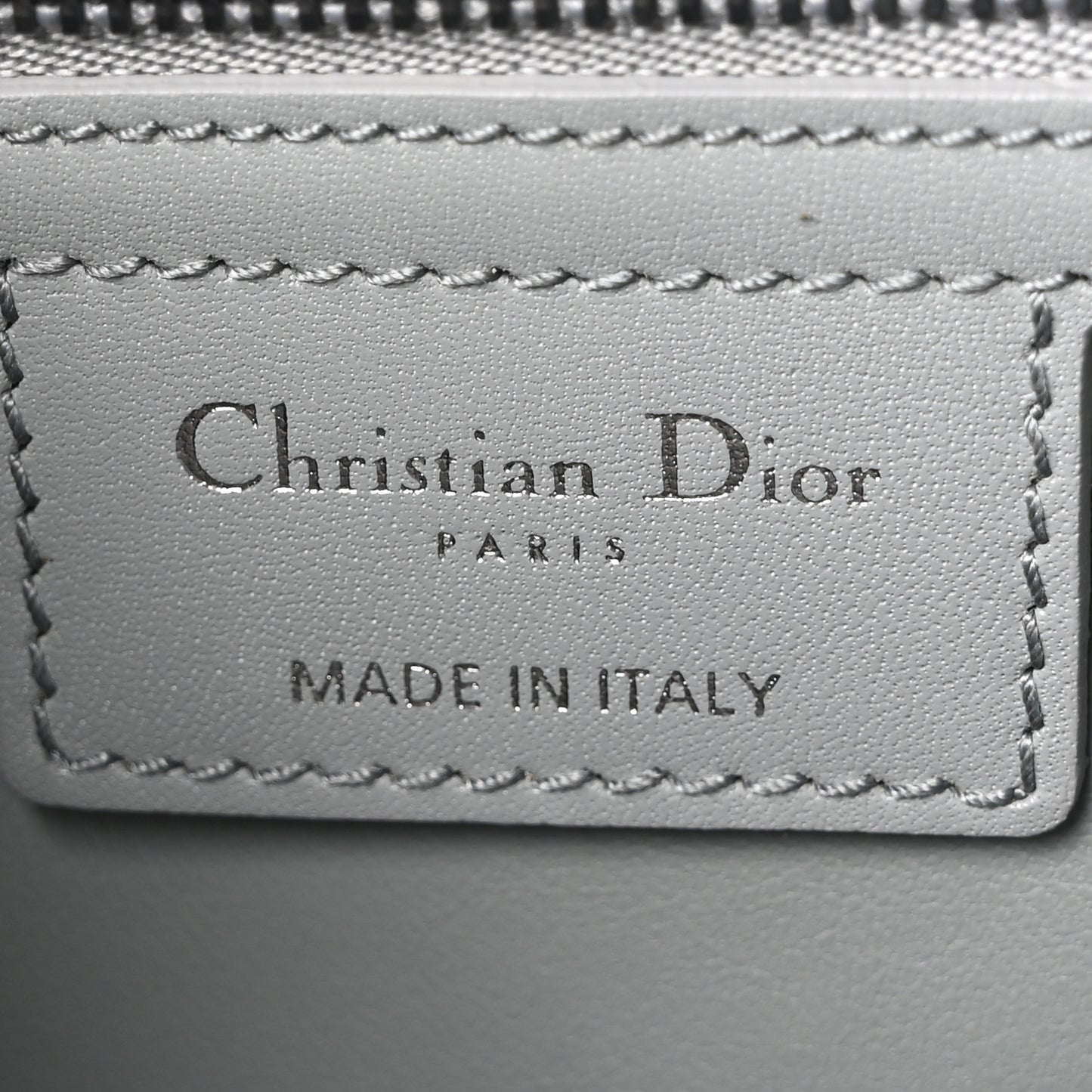 Calfskin Macrocannage Medium Caro Bag Iron Grey
