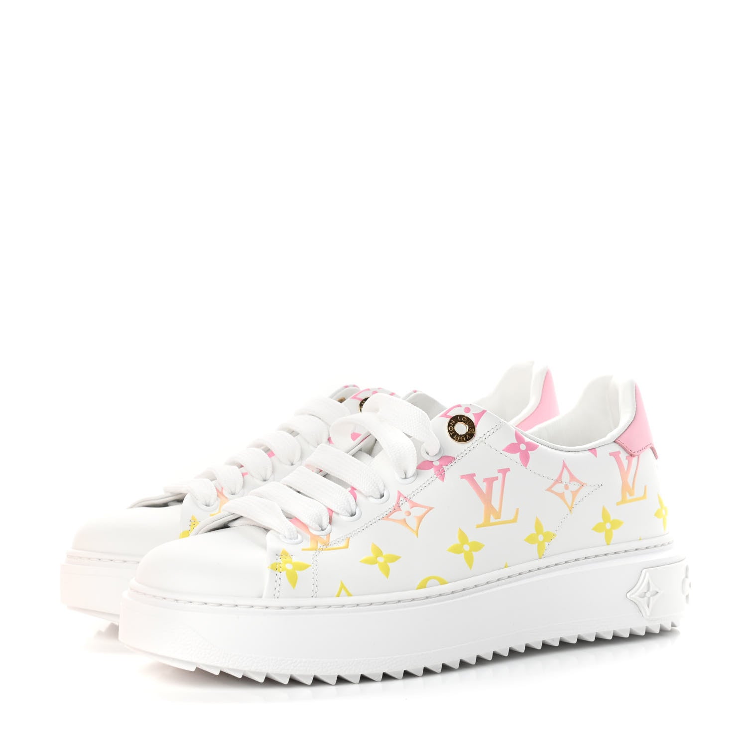 Louis Vuitton Monogram By The Pool Time Out Sneakers 38 Rose 3 of 10
