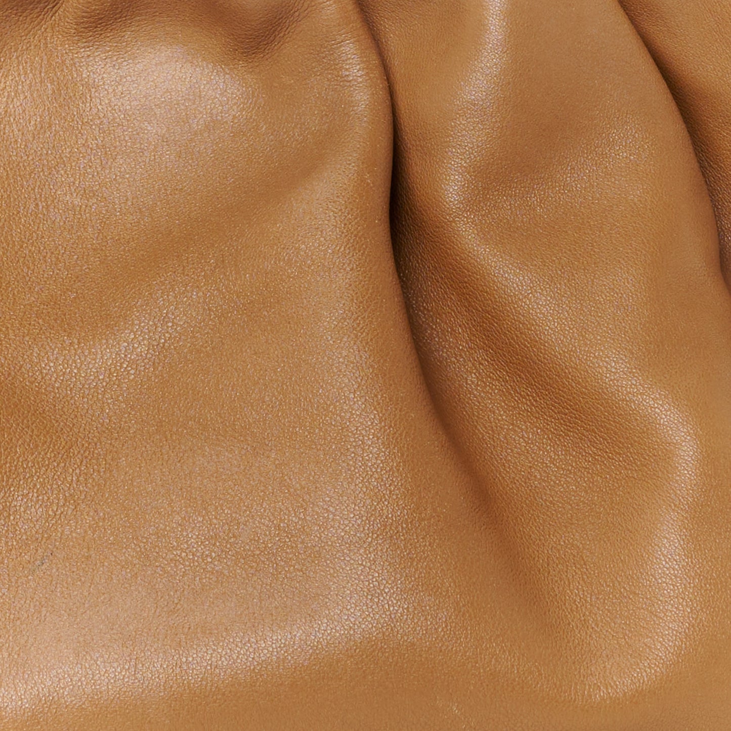 Smooth Butter Calf The Pouch Oversized Clutch Teak