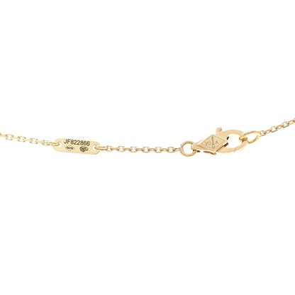 Van Cleef & Arpels 18K Yellow Gold Mother of Pearl Sweet Alhambra Pendant Necklace 4 of 6