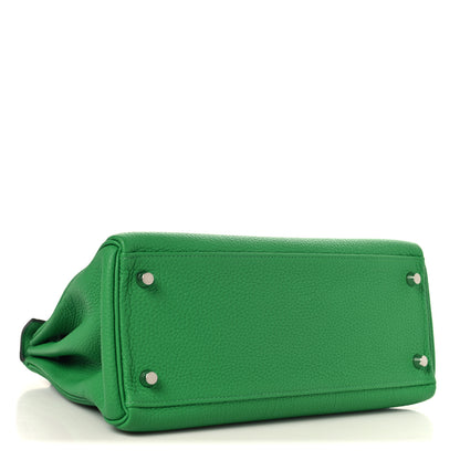 Hermes Togo Shiny Niloticus Crocodile Kelly Retourne Touch 28 Bambou 4 of 12