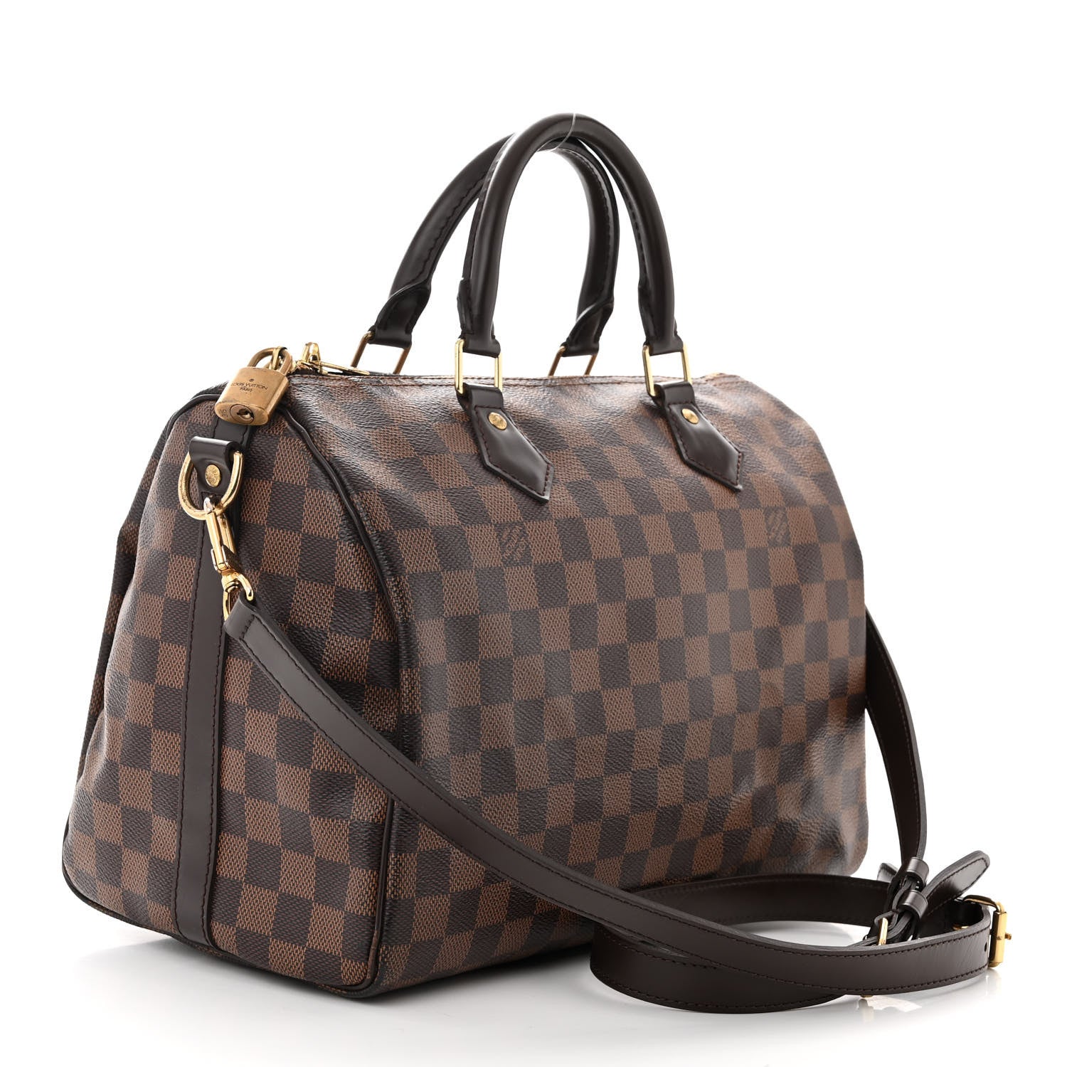 Louis Vuitton Damier Ebene Speedy Bandouliere 30 3 of 10