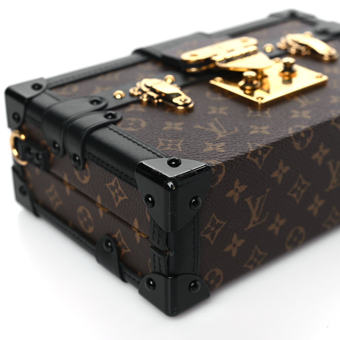 LOUIS VUITTON Monogram Petite Malle Black