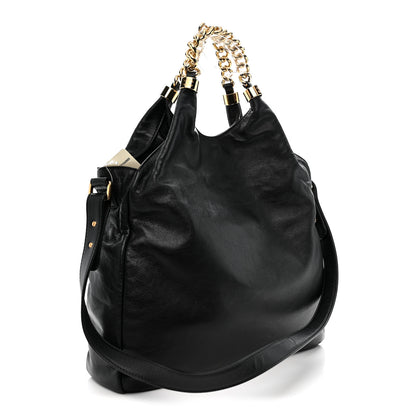Chanel Glazed Calfskin Medium Rodeo Drive Tote Black 3 of 10