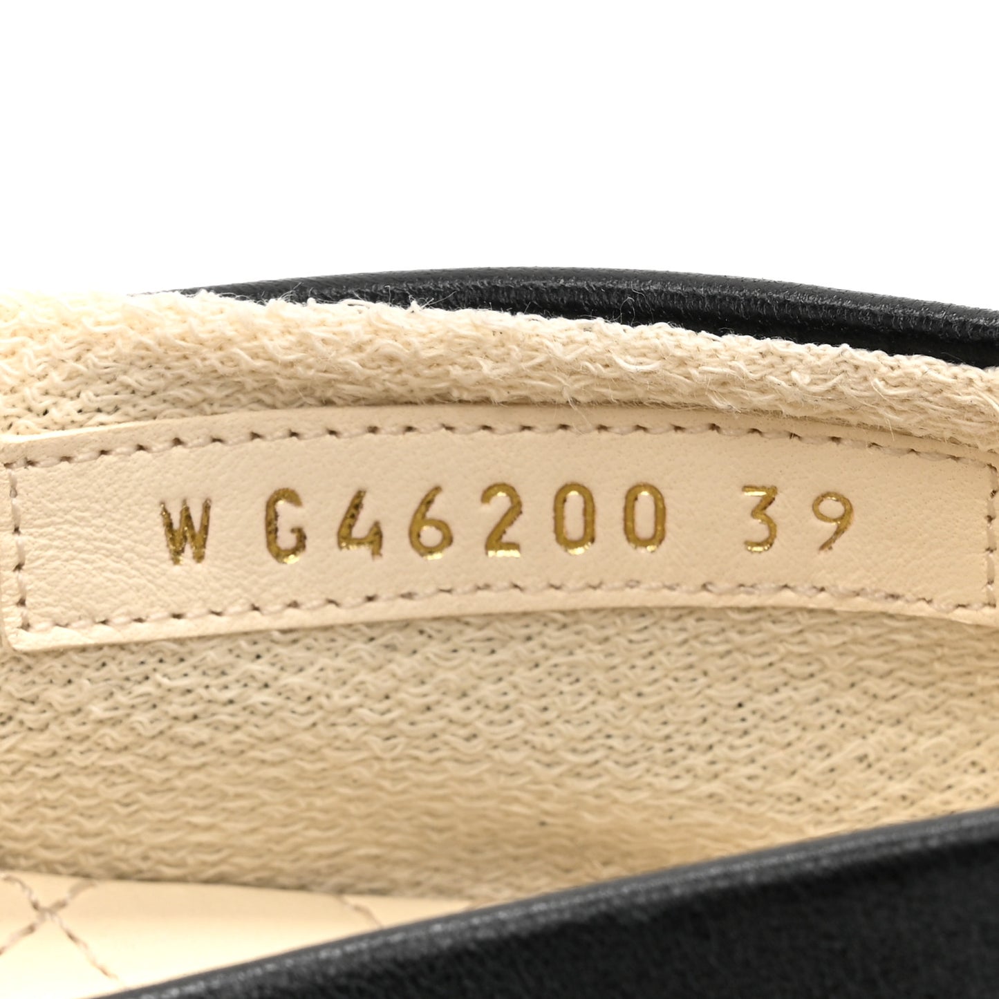 Lambskin Cap Toe CC Mary Jane Flats 39 Black