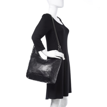 Gucci Calfskin Medium Galaxy Hobo Black 2 of 10