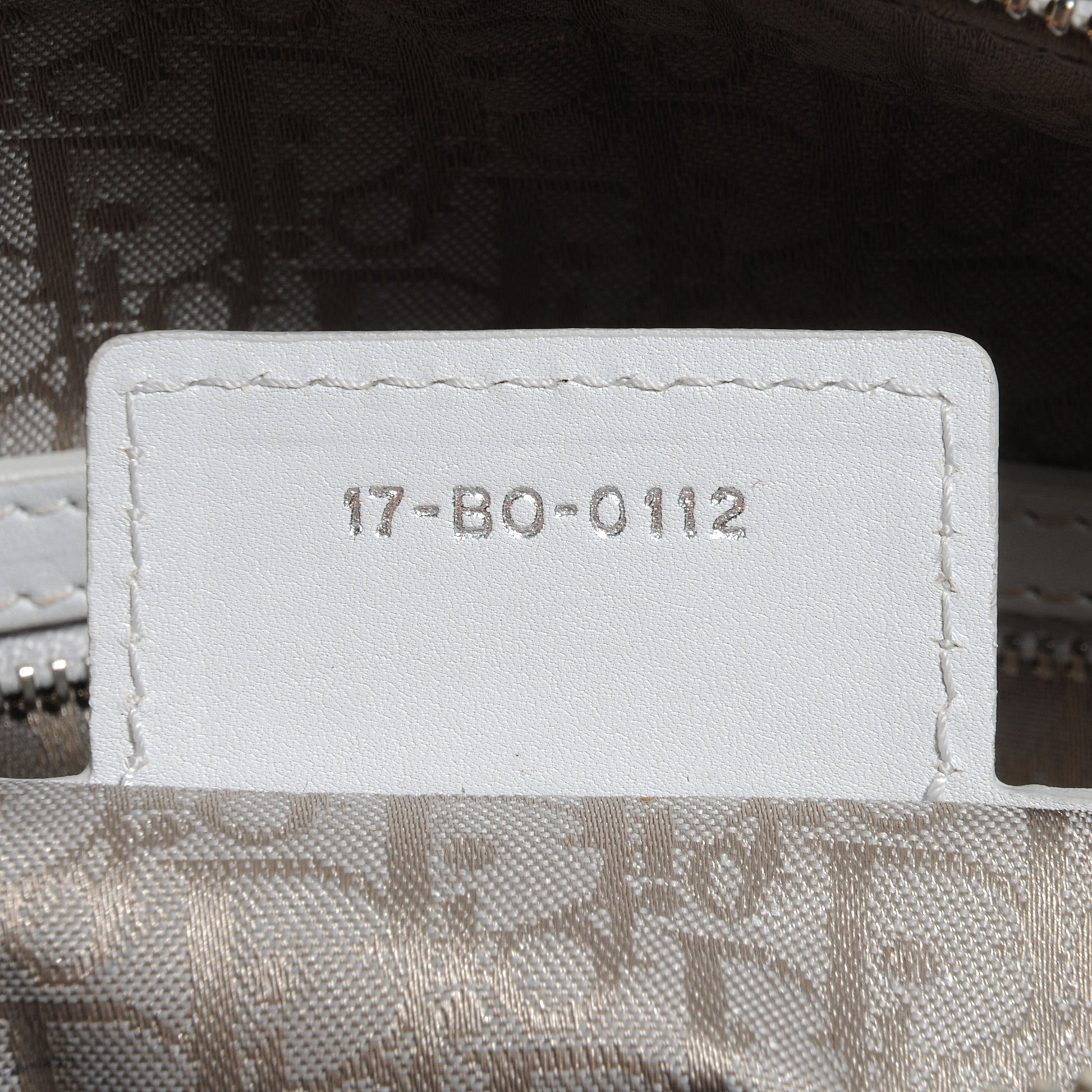 Christian Dior Lambskin Cannage Large Lady Dior White 7 of 9