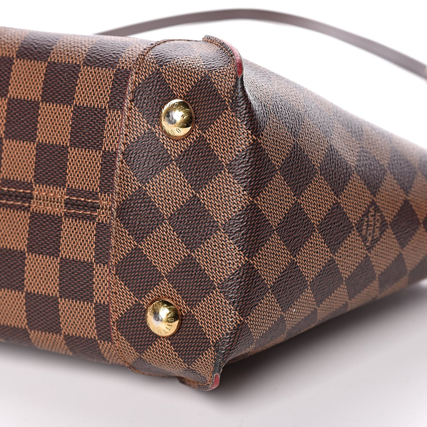 Damier Ebene Caissa Tote PM Cherry