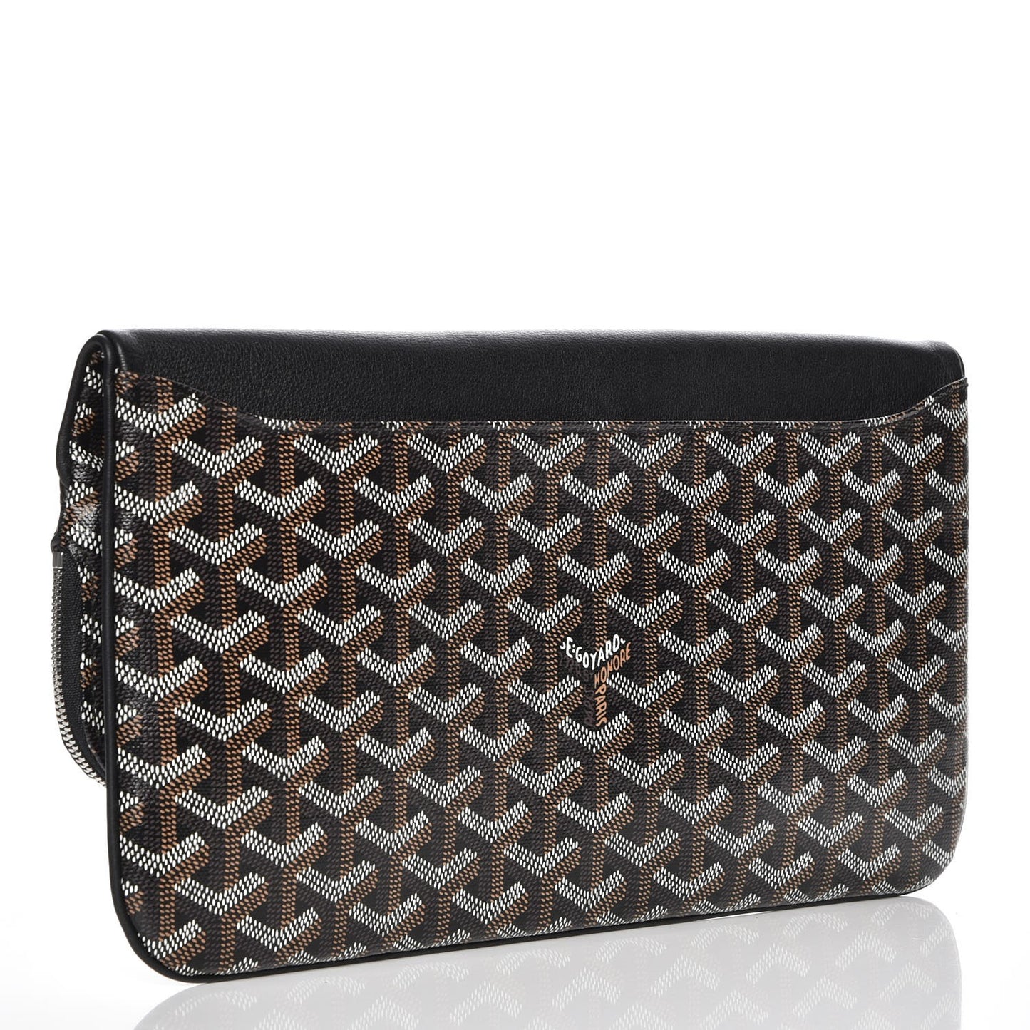 Goyardine Sainte Marie Soft Clutch Black