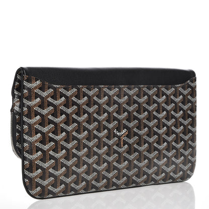Goyard Goyardine Sainte Marie Soft Clutch Black 3 of 7
