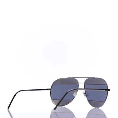 Christian Dior Split 1 Aviator Sunglasses Silver 4 of 8
