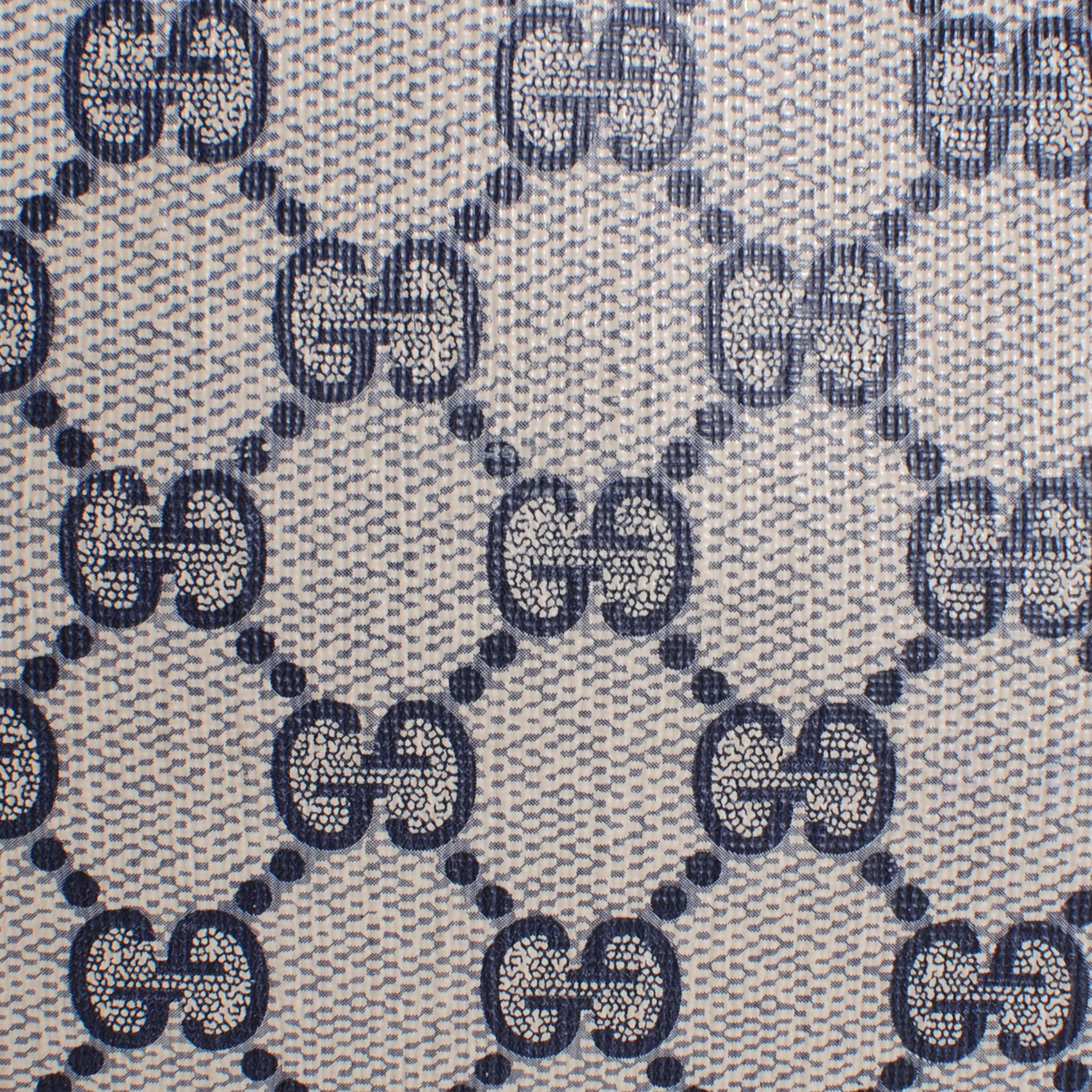 Gucci Monogram Web Tote Navy Blue 5 of 8