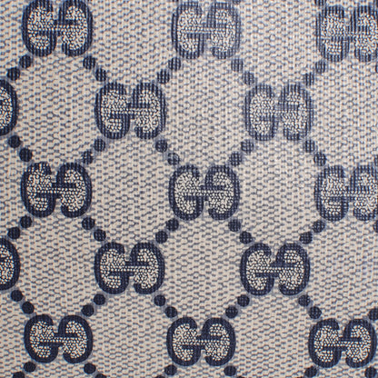 Gucci Monogram Web Tote Navy Blue 5 of 8