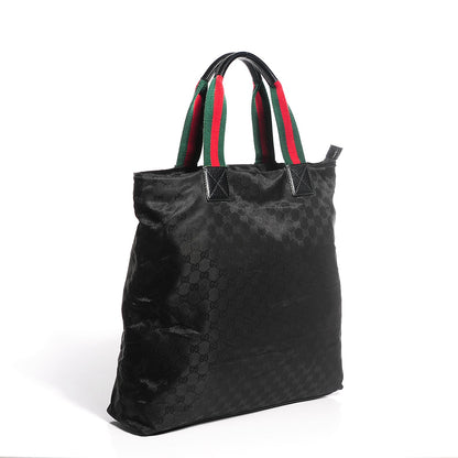 Gucci Nylon Monogram Web Tote Black 3 of 7