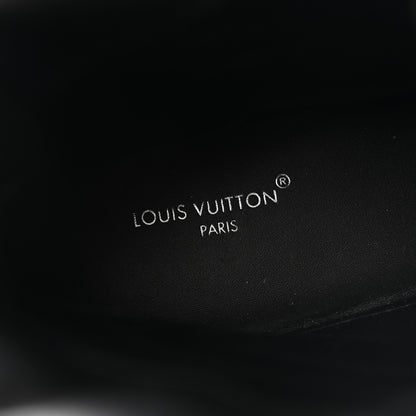 Louis Vuitton Canvas Calfskin Laureate Platform Desert Boots 40 Black 7 of 12