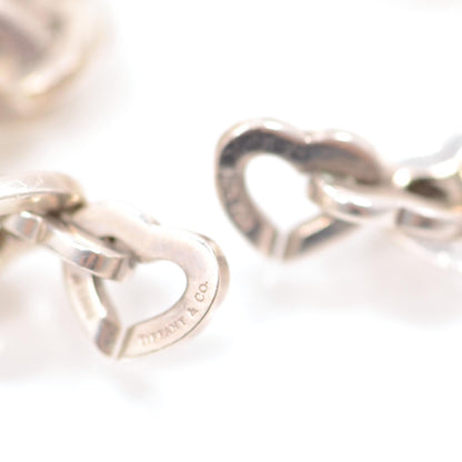 Tiffany Sterling Silver 18K Yellow Gold Heart Links Bracelet 4 of 5