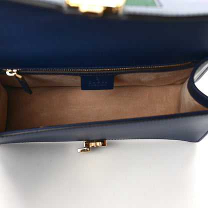 Gucci Calfskin Small Sylvie Shoulder Bag Blue Agata 5 of 9