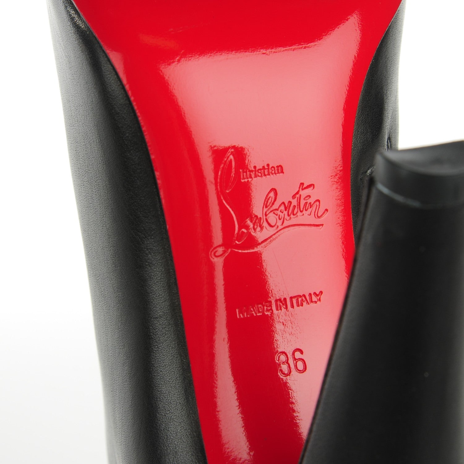 Christian Louboutin Nappa Vicky 100 Ankle Boots 36 Black 6 of 7