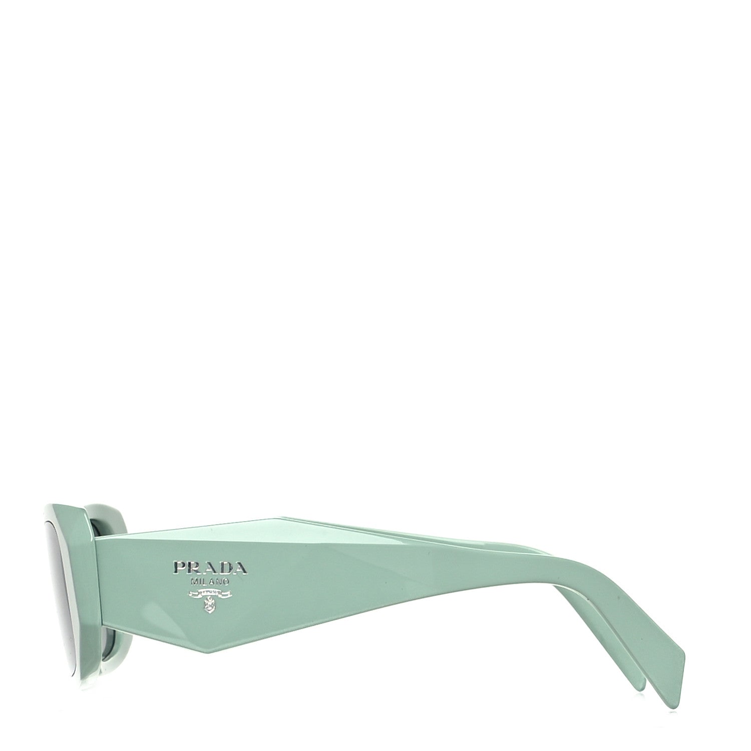 Prada Acetate Symbole Sunglasses SPR 17W Grey Blue 3 of 7