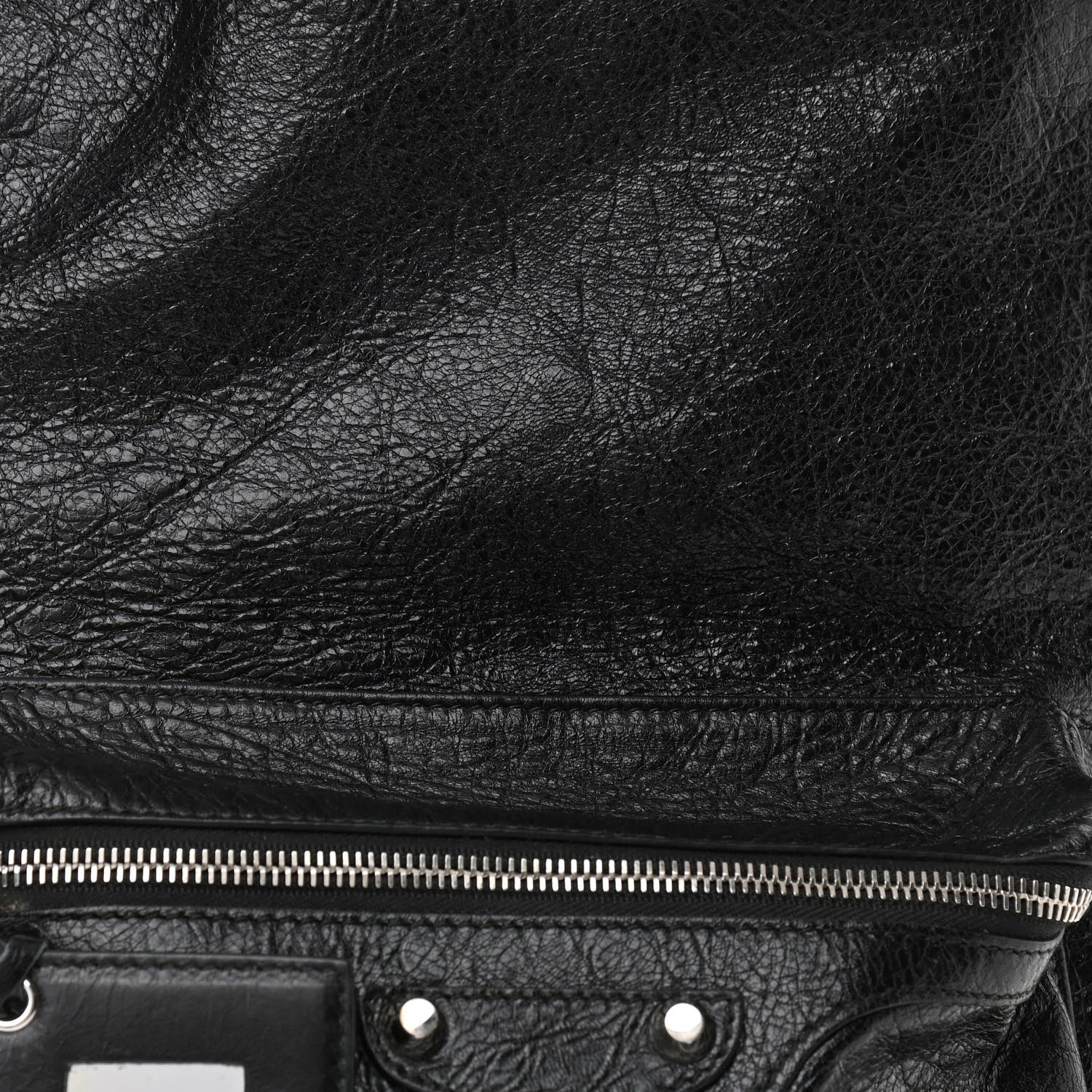 Balenciaga Agneau Classic Silver Hardware Backpack Black 8 of 11
