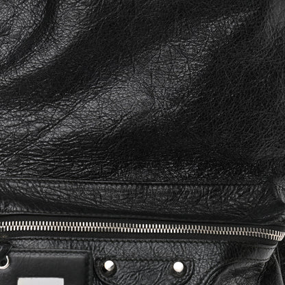Balenciaga Agneau Classic Silver Hardware Backpack Black 8 of 11