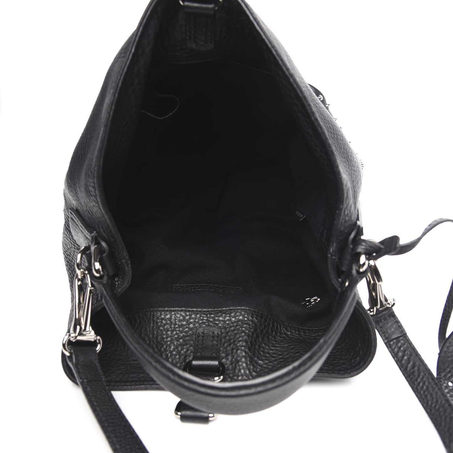 Calfskin Studded Medium Susanna Hobo Black