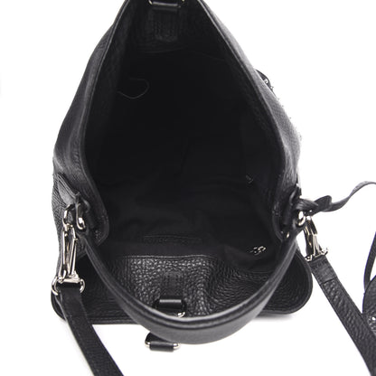 Burberry Calfskin Studded Medium Susanna Hobo Black 5 of 10