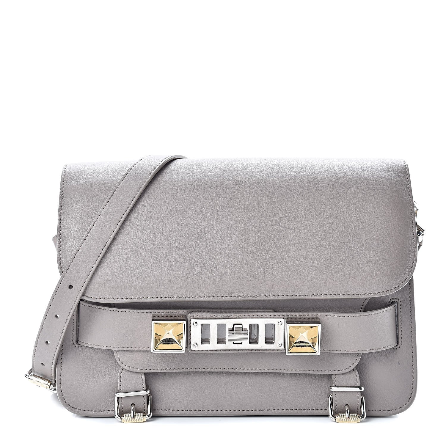Proenza Schouler Smooth Calfskin PS11 Classic Shoulder Bag Mushroom 1 of 12