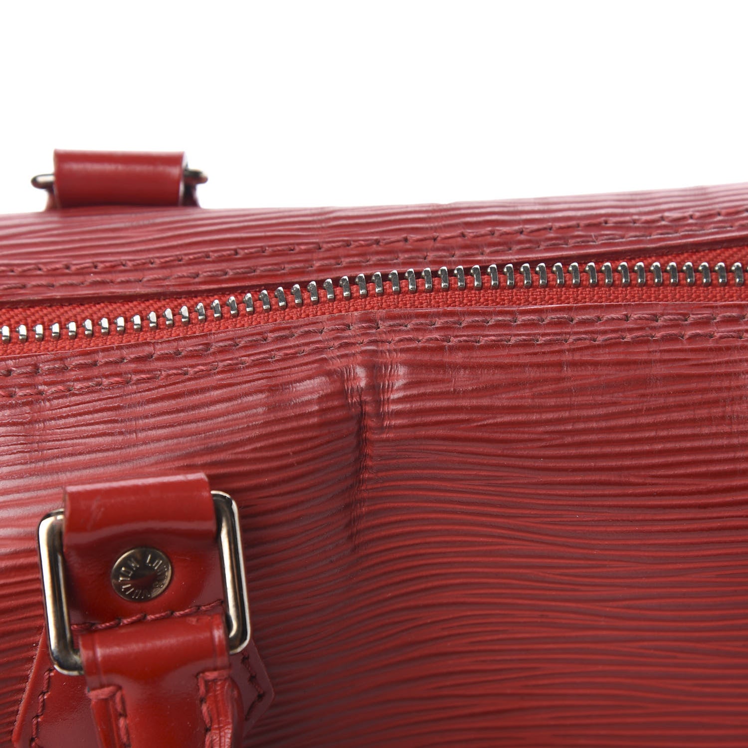 Louis Vuitton Epi Speedy 30 Castillan Red 7 of 12