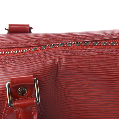 Louis Vuitton Epi Speedy 30 Castillan Red 7 of 12