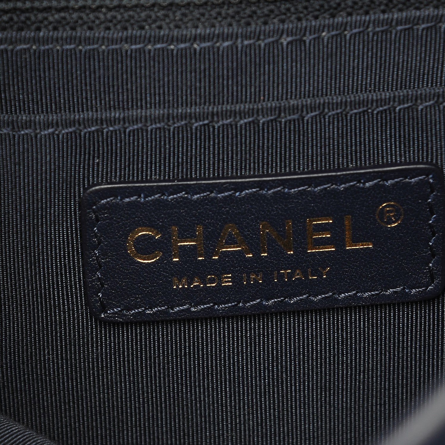 Chanel Calfskin Chevron Quilted Small Urban Spirit Backpack Navy 6 of 7