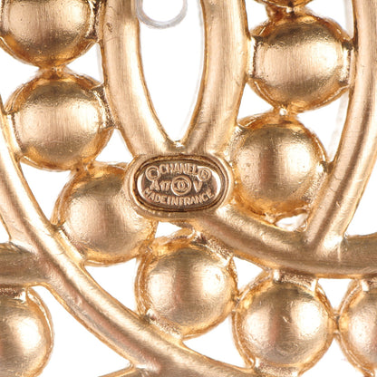 Chanel Pearl CC Brooch Gold 4 of 4