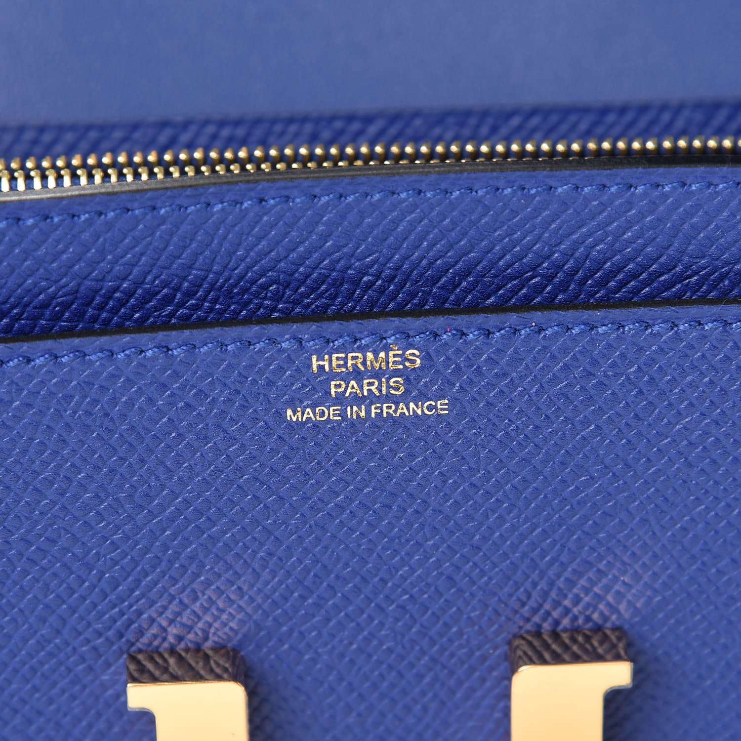 Hermes Epsom Constance Long Wallet Bleu Electrique 6 of 8