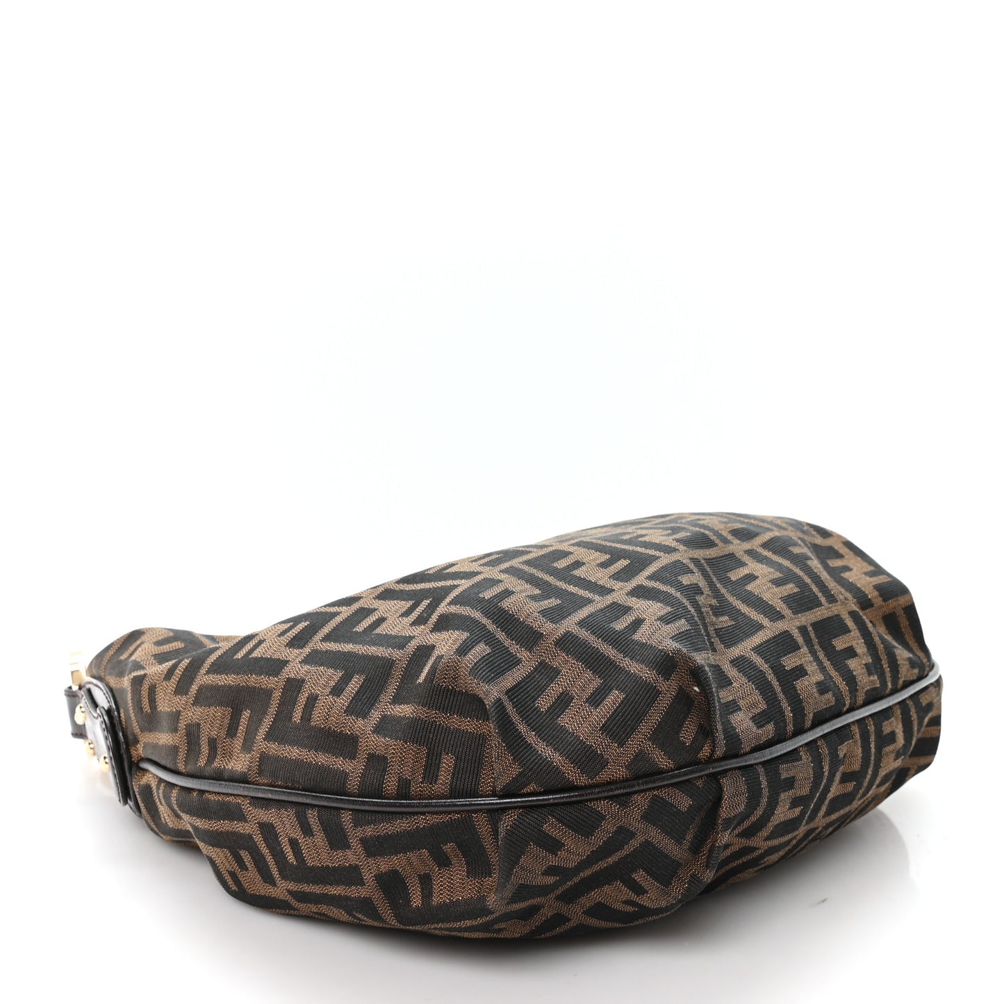 Zucca Small Chef Chain Hobo Tobacco
