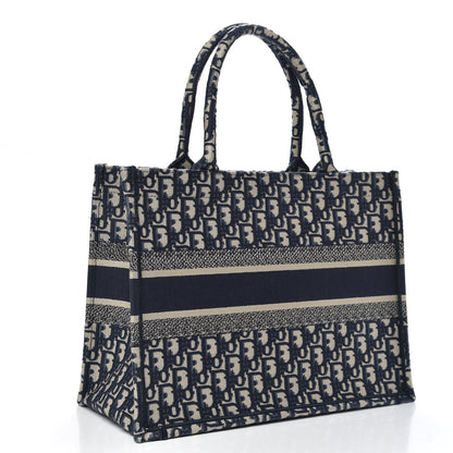 Christian Dior Oblique Medium Book Tote Blue Multicolor 3 of 10