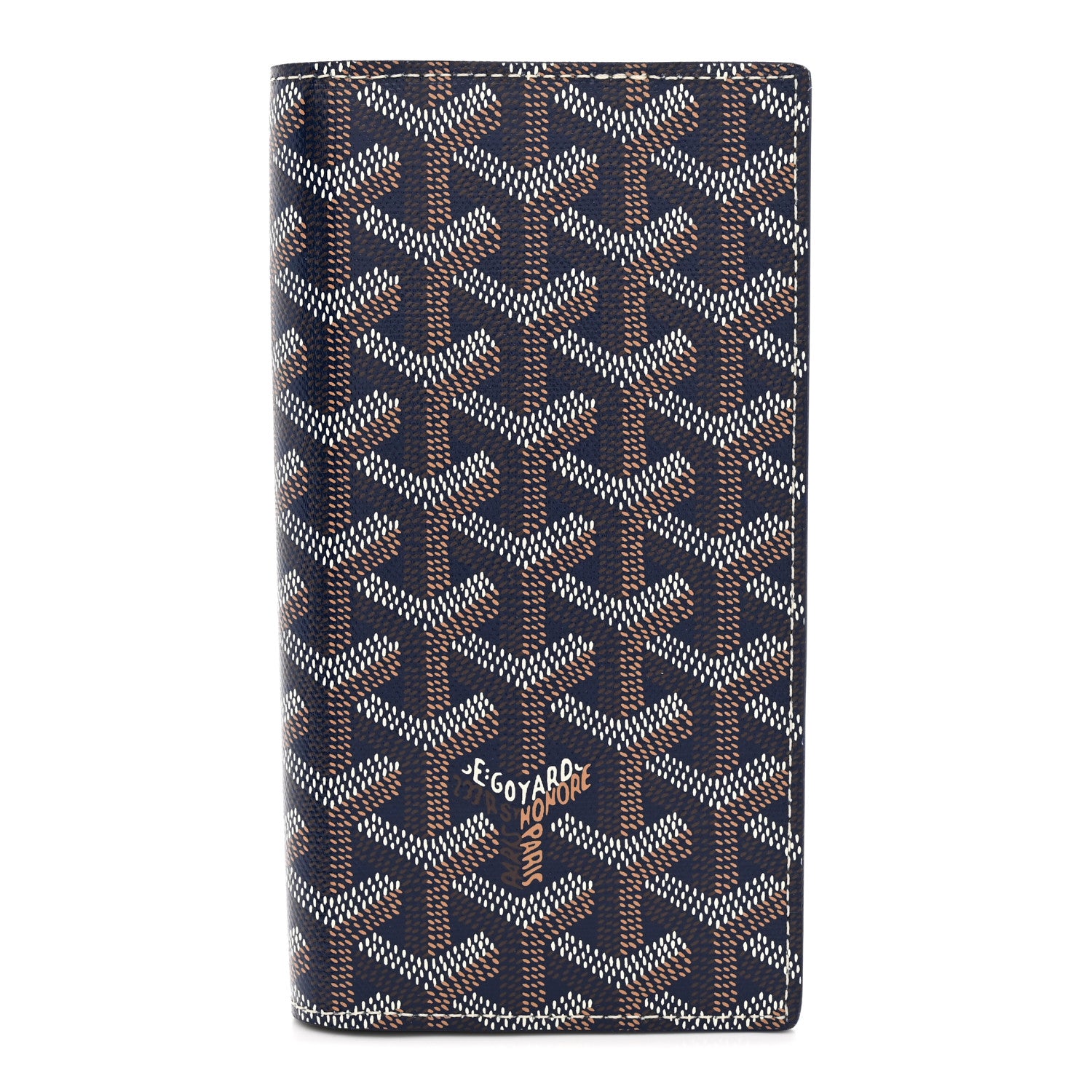 Goyard Goyardine Saint-Lambert Wallet Navy 1 of 9