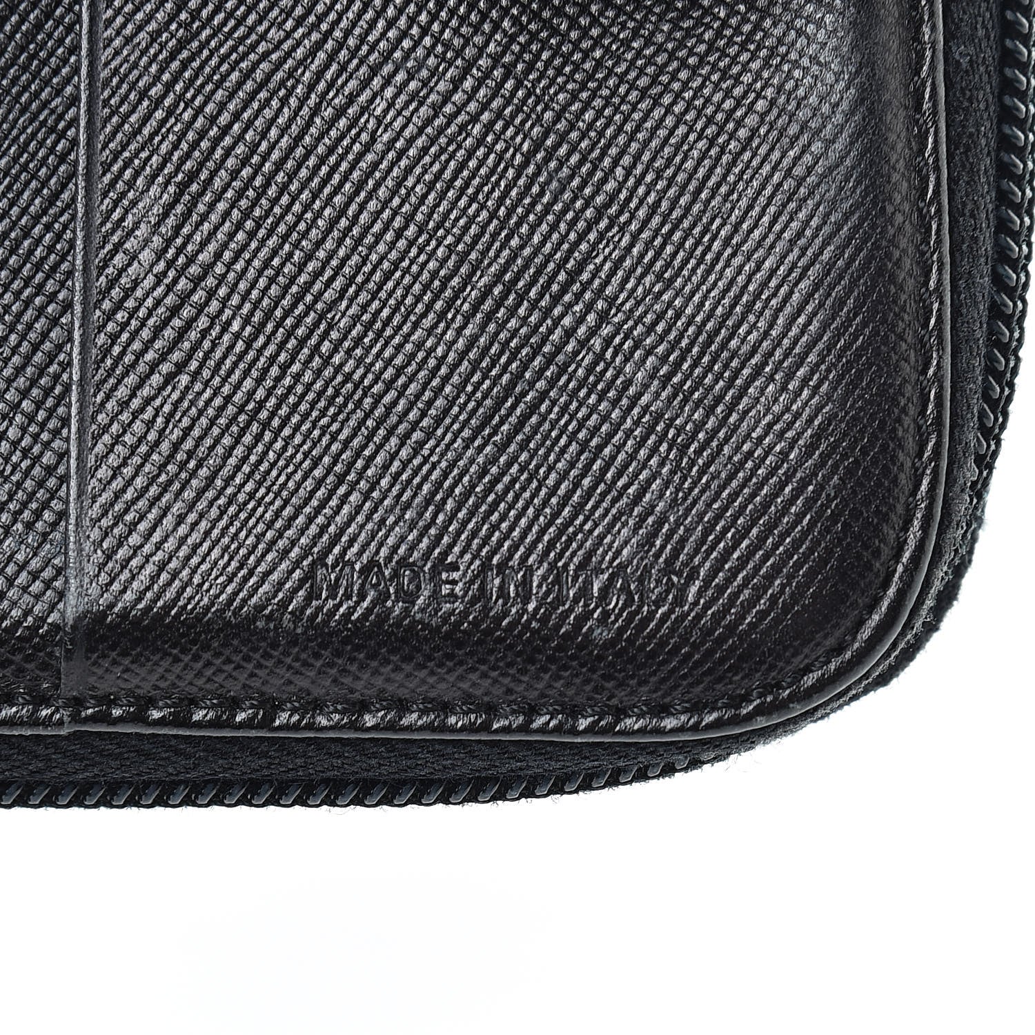 Prada Tessuto Nylon Compact Zip Around Wallet Black 8 of 13