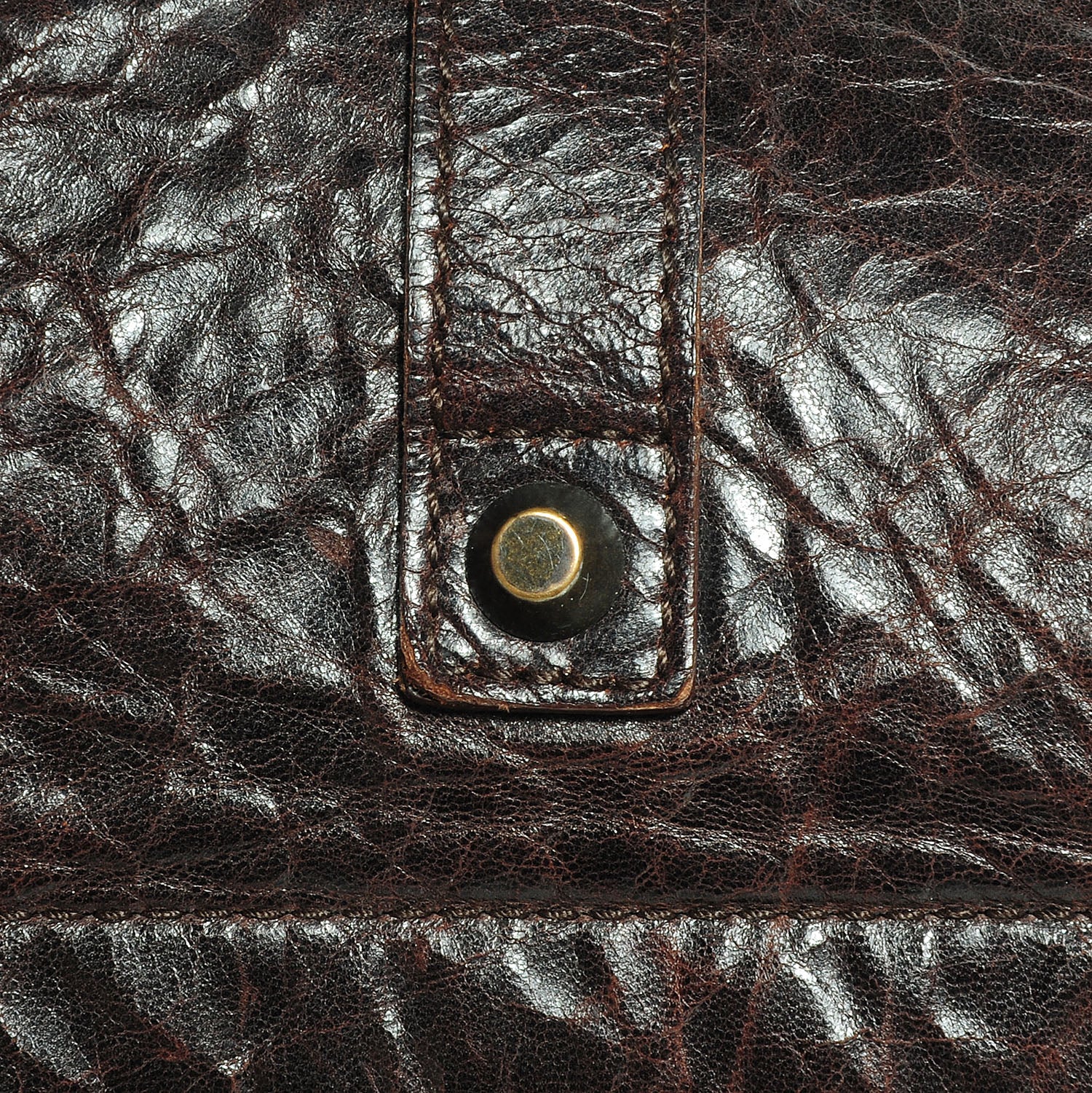 Balenciaga Chevre Shrug Hobo Chocolate 9 of 11