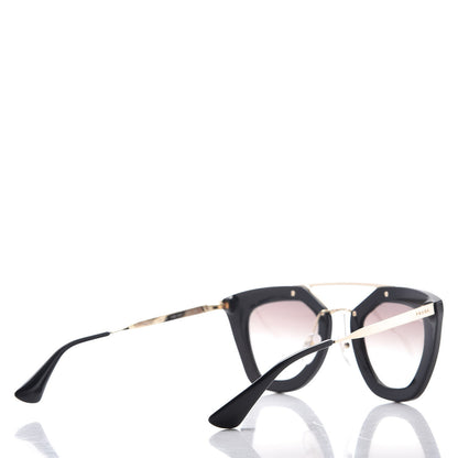 Prada Acetate Cinema Sunglasses SPR 09Q Black 4 of 8