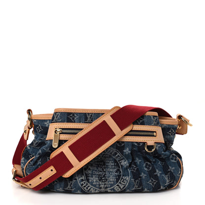 Louis Vuitton Denim Raye Porte Epaule MM 1 of 10